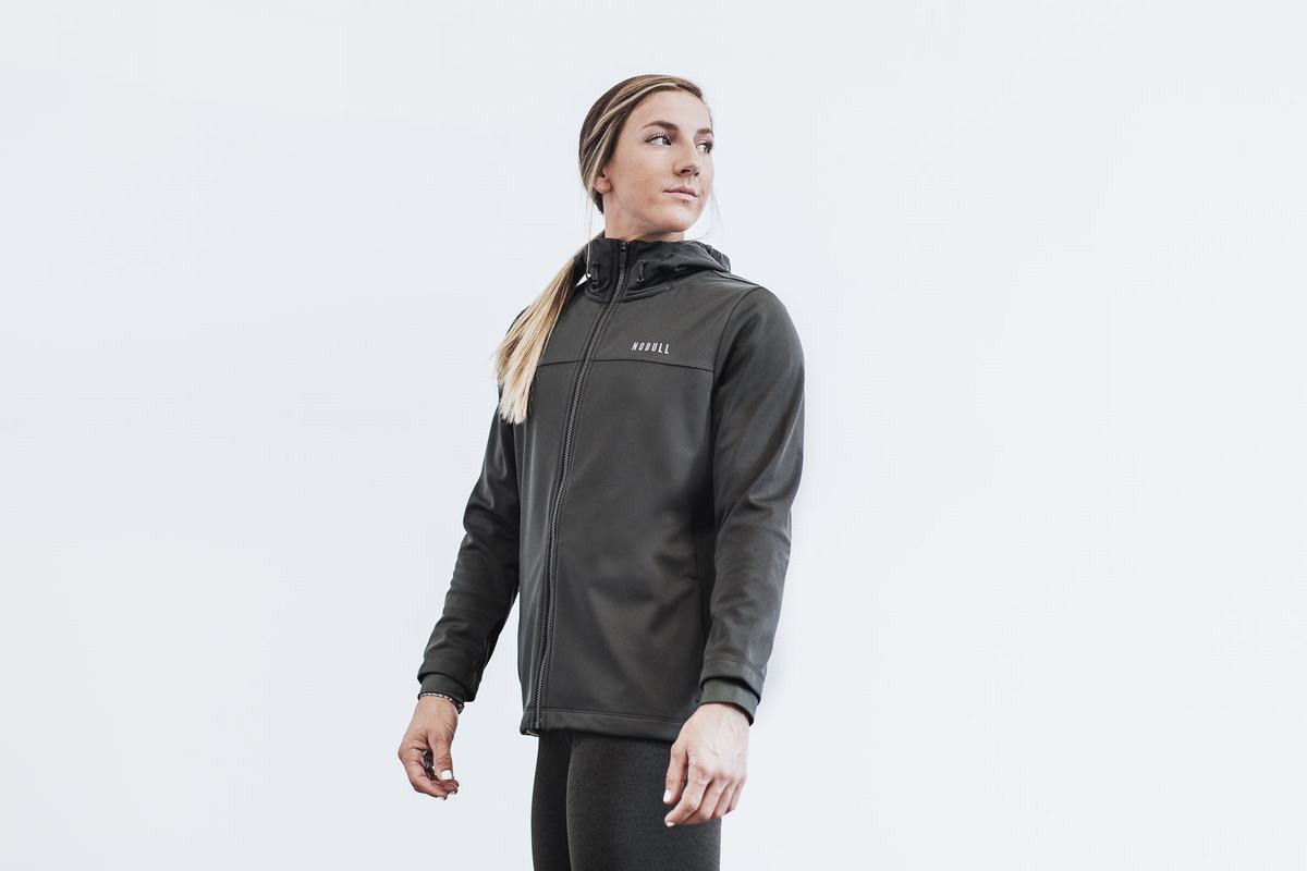 Nobull Softshell Jacka Dam Mörkgrå | JS1359046