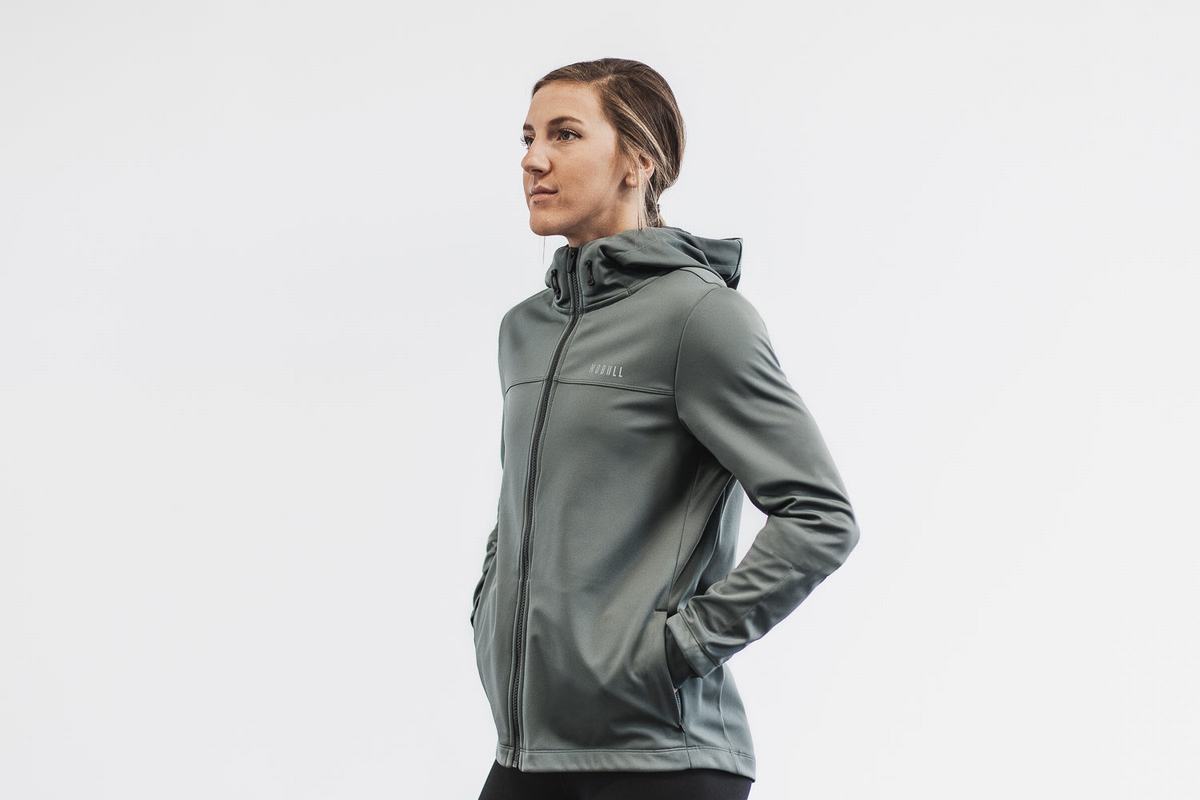 Nobull Softshell Jacka Dam Olivgröna | DT3780495