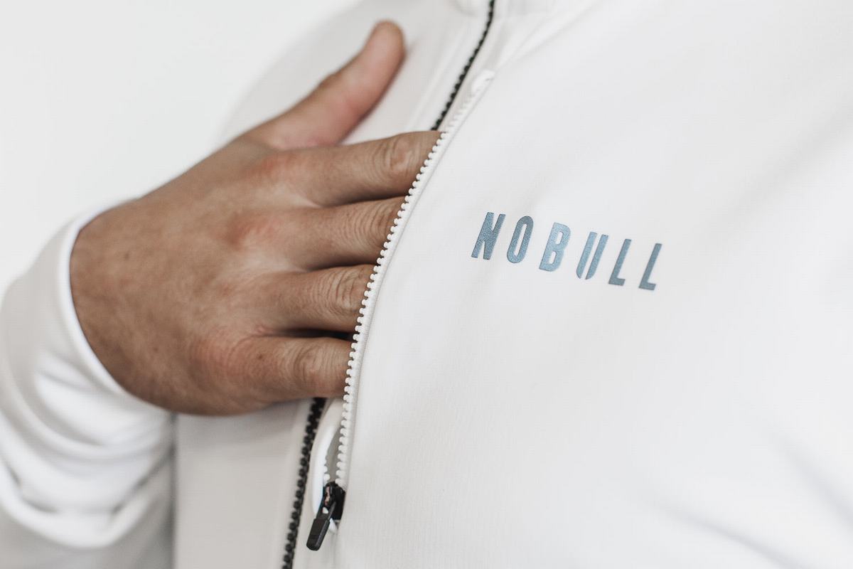 Nobull Softshell Jacka Herr Vita | XJ9106437