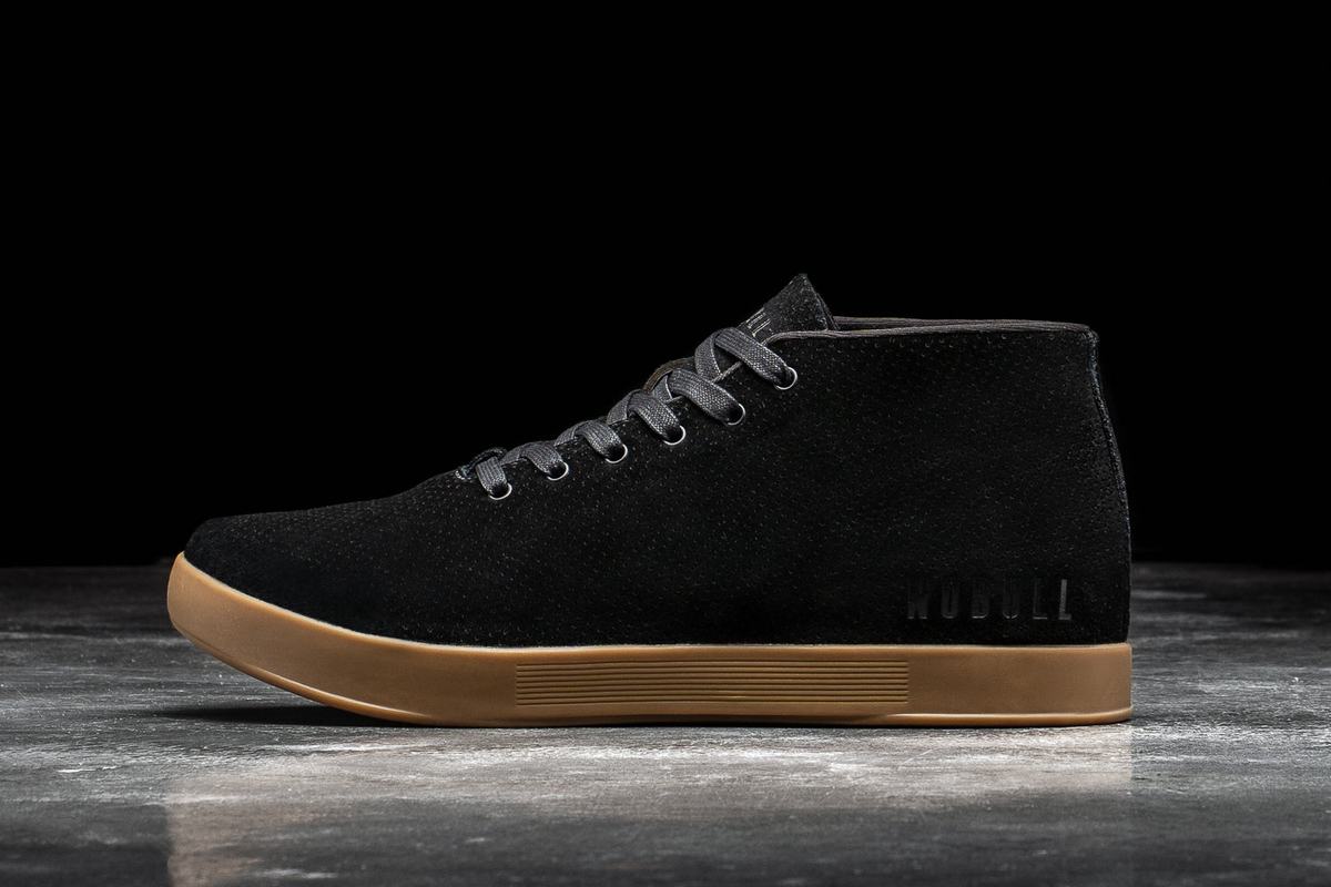 Nobull Suede Mid Trainer Skor Dam Svarta | XV2134856