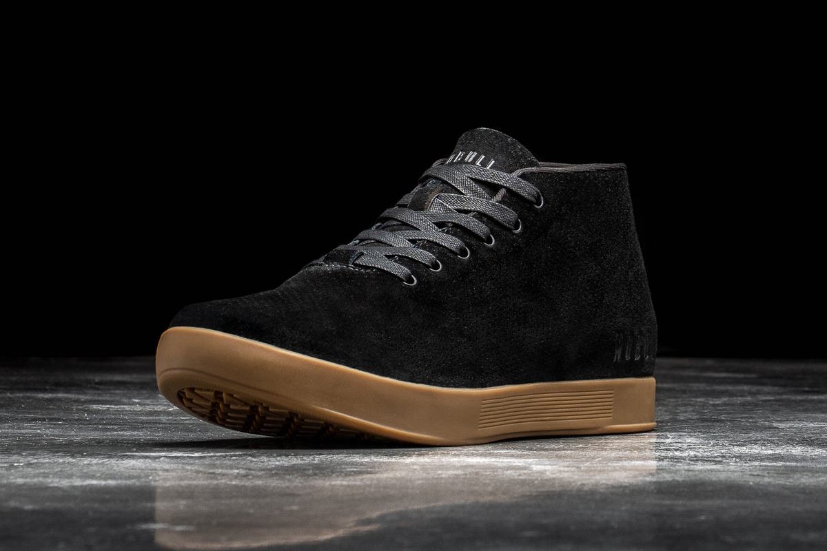 Nobull Suede Mid Trainer Skor Dam Svarta | XV2134856