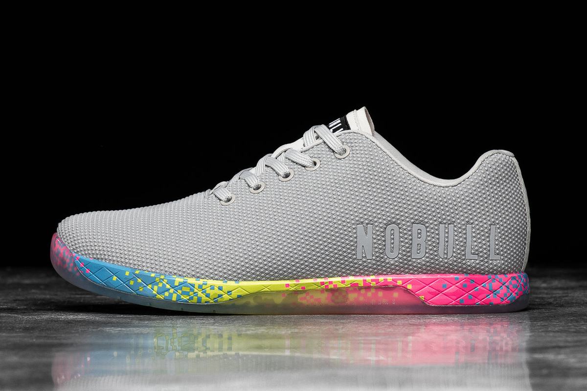 Nobull Superfabric Arctic Neon Trainer Skor Herr Grå Olika Färger | WD4205163