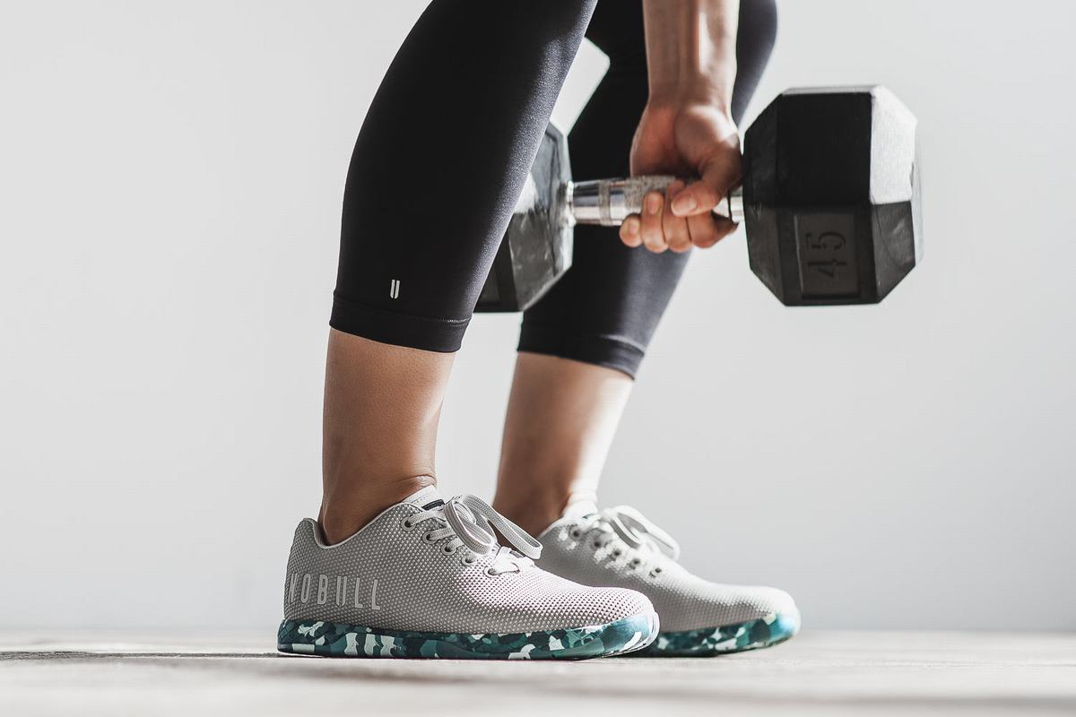 Nobull Superfabric Arctic Trainer Skor Dam Grå Turkos | DN9283104