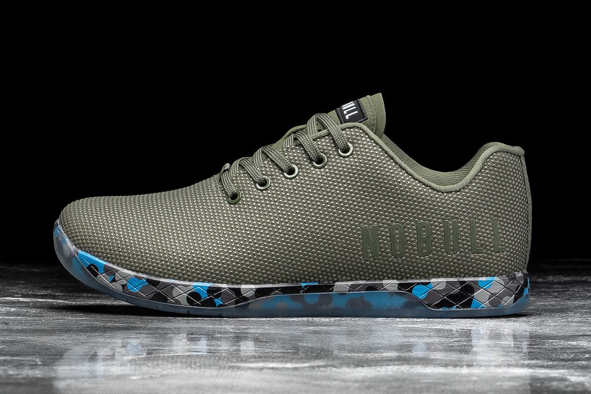 Nobull Superfabric Army Trainer Skor Dam Olivgröna Blå | HG8239156