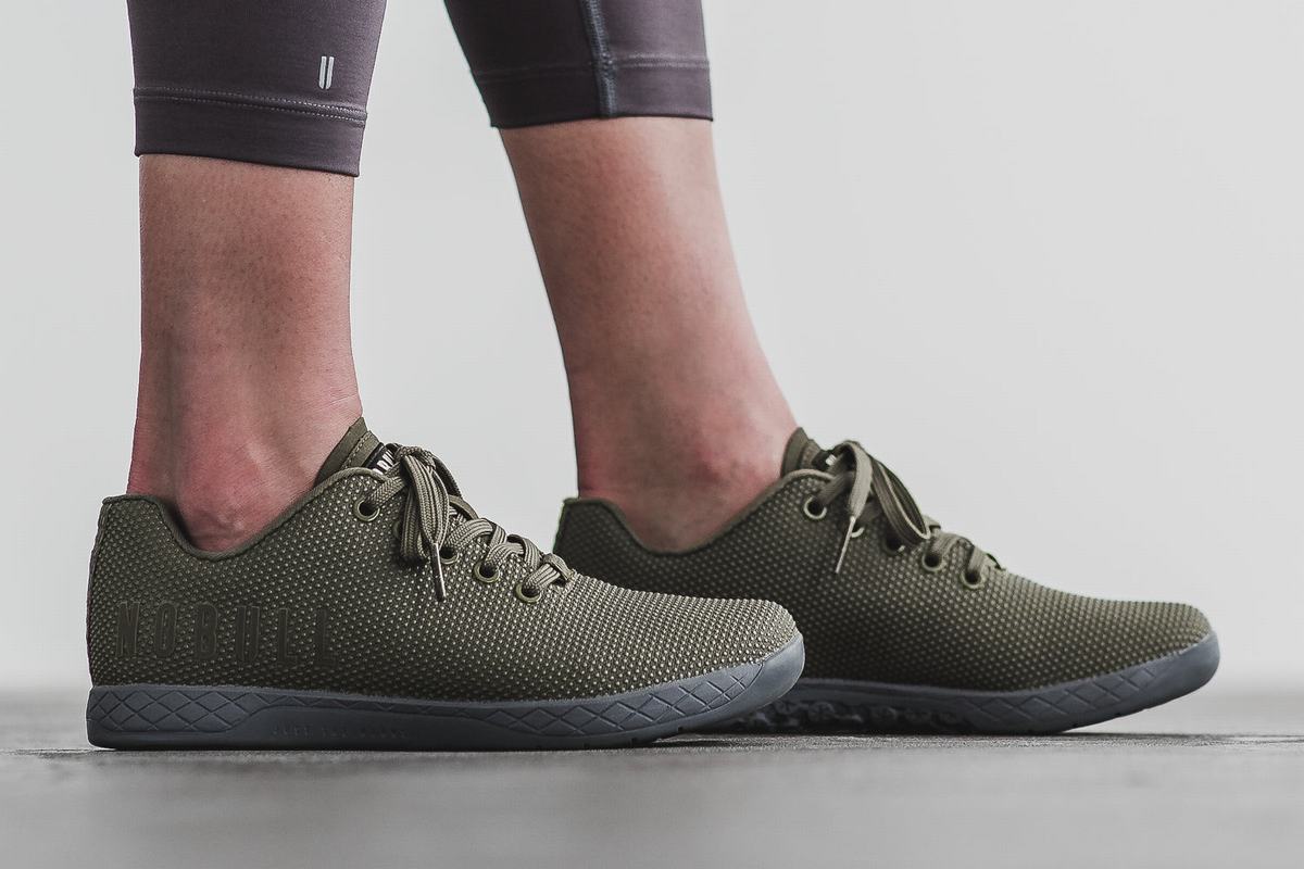 Nobull Superfabric Army Trainer Skor Dam Grå | LH2907645