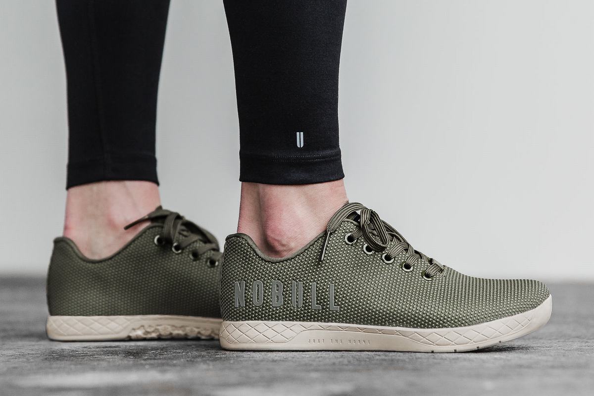 Nobull Superfabric Army Trainer Skor Dam Vita | LI2483965