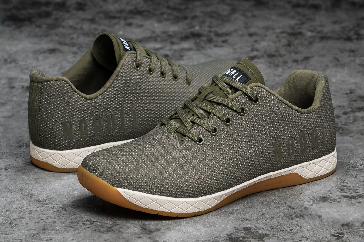 Nobull Superfabric Army Trainer Skor Herr Vita | WM5321784