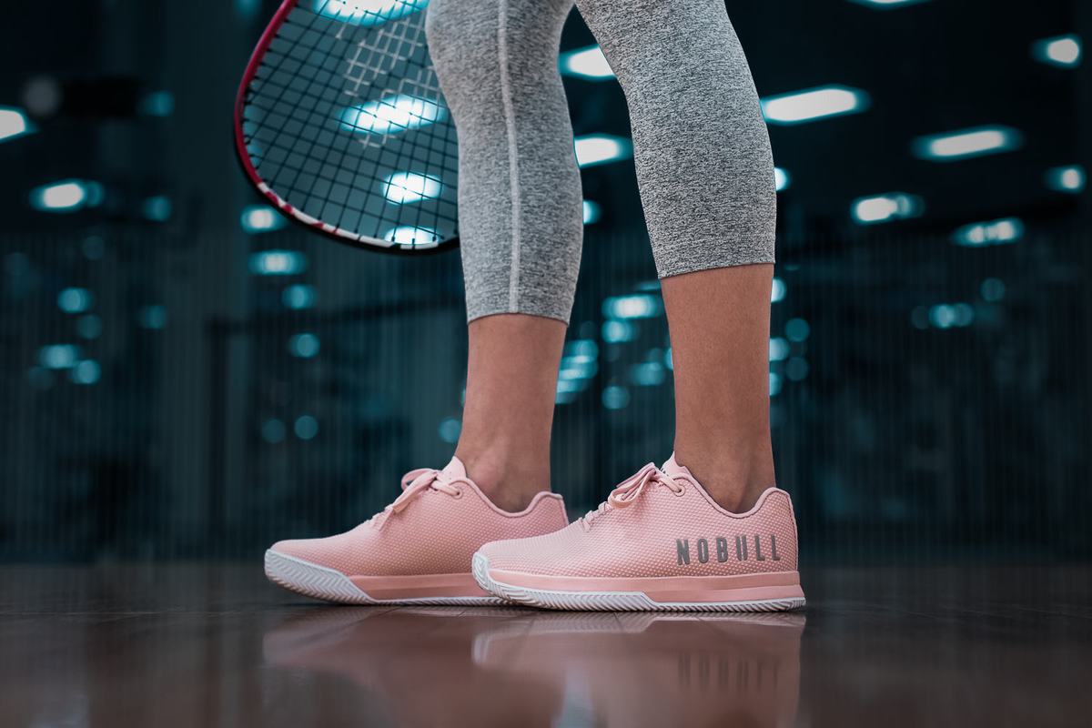 Nobull Superfabric Court Trainer Skor Dam Rosa Vita | DR3921784