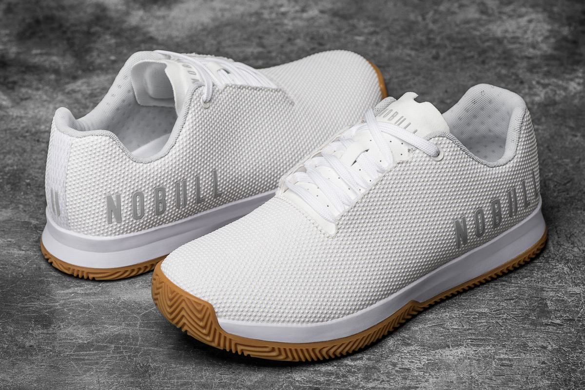 Nobull Superfabric Court Trainer Skor Dam Vita | VU7853629