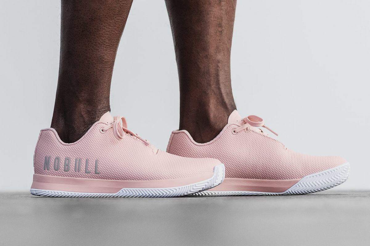 Nobull Superfabric Court Trainer Skor Herr Rosa Vita | EG0935648