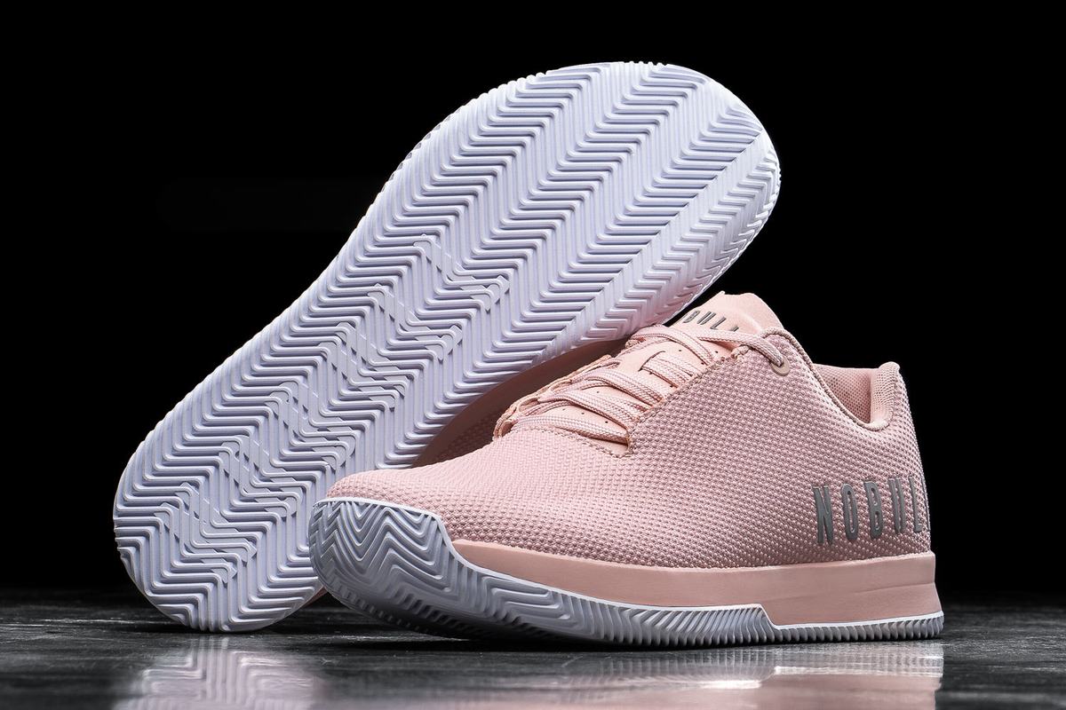 Nobull Superfabric Court Trainer Skor Herr Rosa Vita | EG0935648