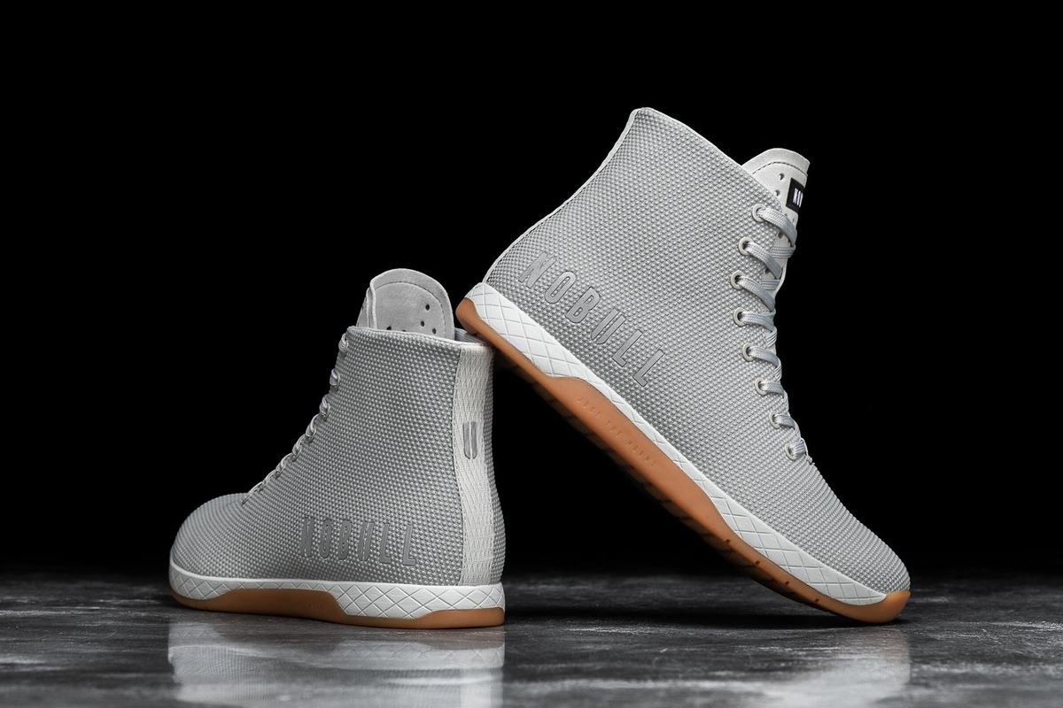 Nobull Superfabric High-Top Arctic Trainer Skor Herr Grå Bruna | RU2638970