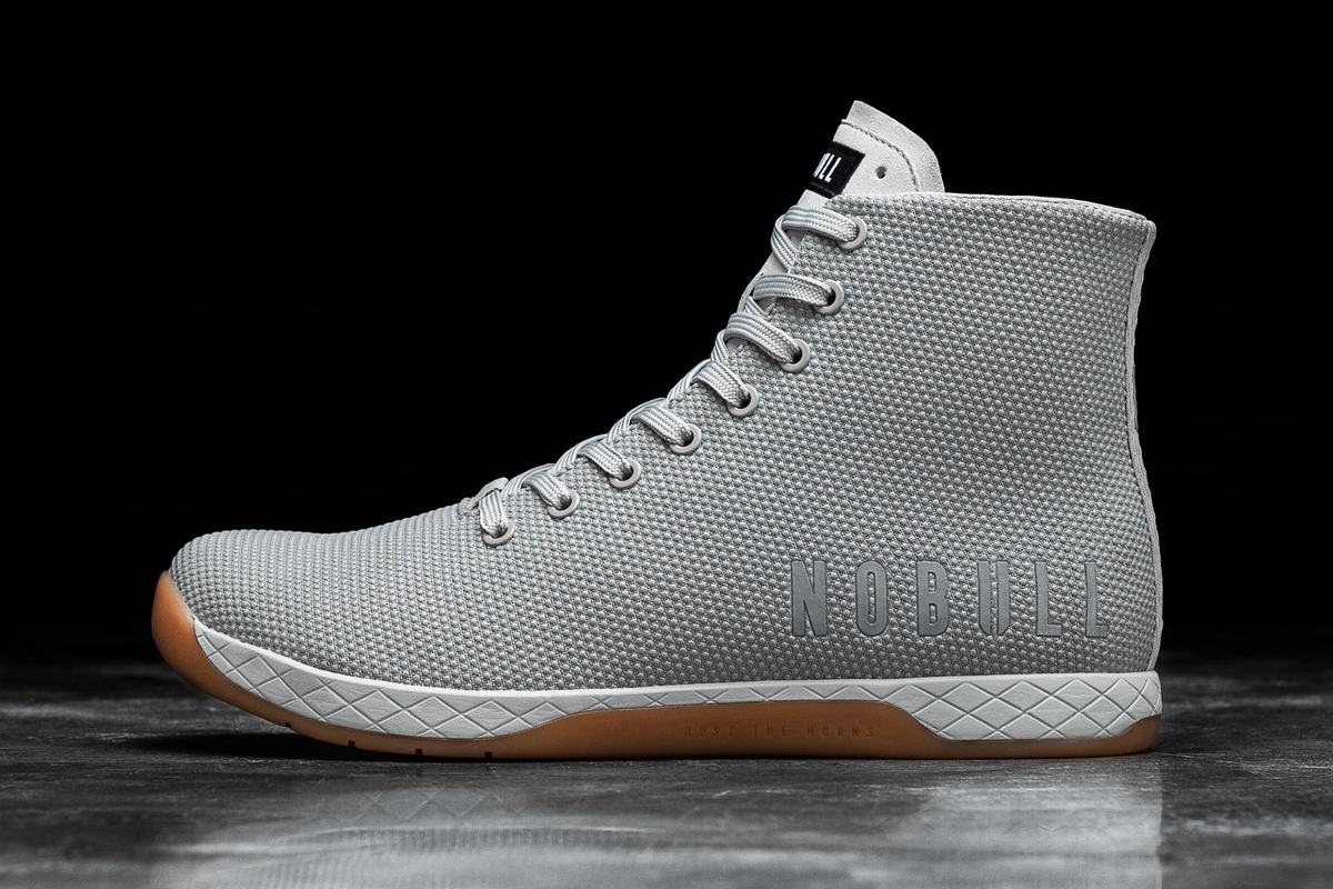 Nobull Superfabric High-Top Arctic Trainer Skor Herr Grå Bruna | RU2638970