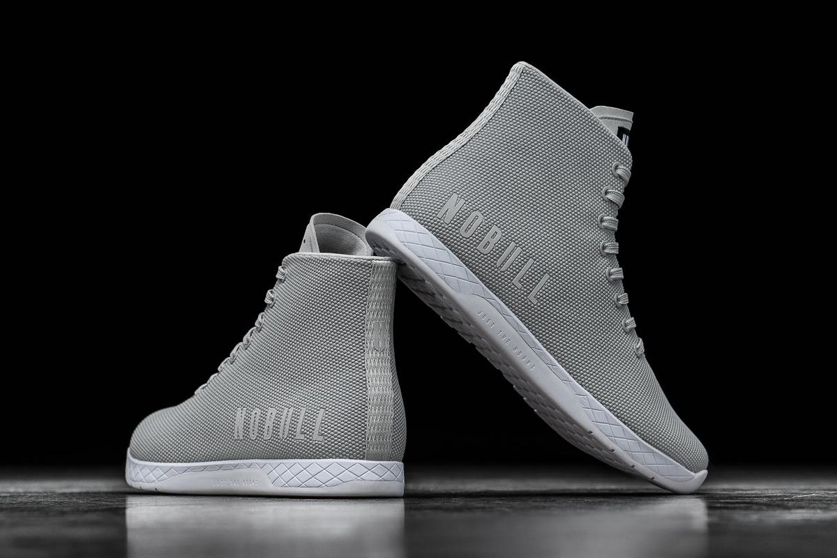 Nobull Superfabric High-Top Arctic Trainer Skor Herr Grå | RZ9164835