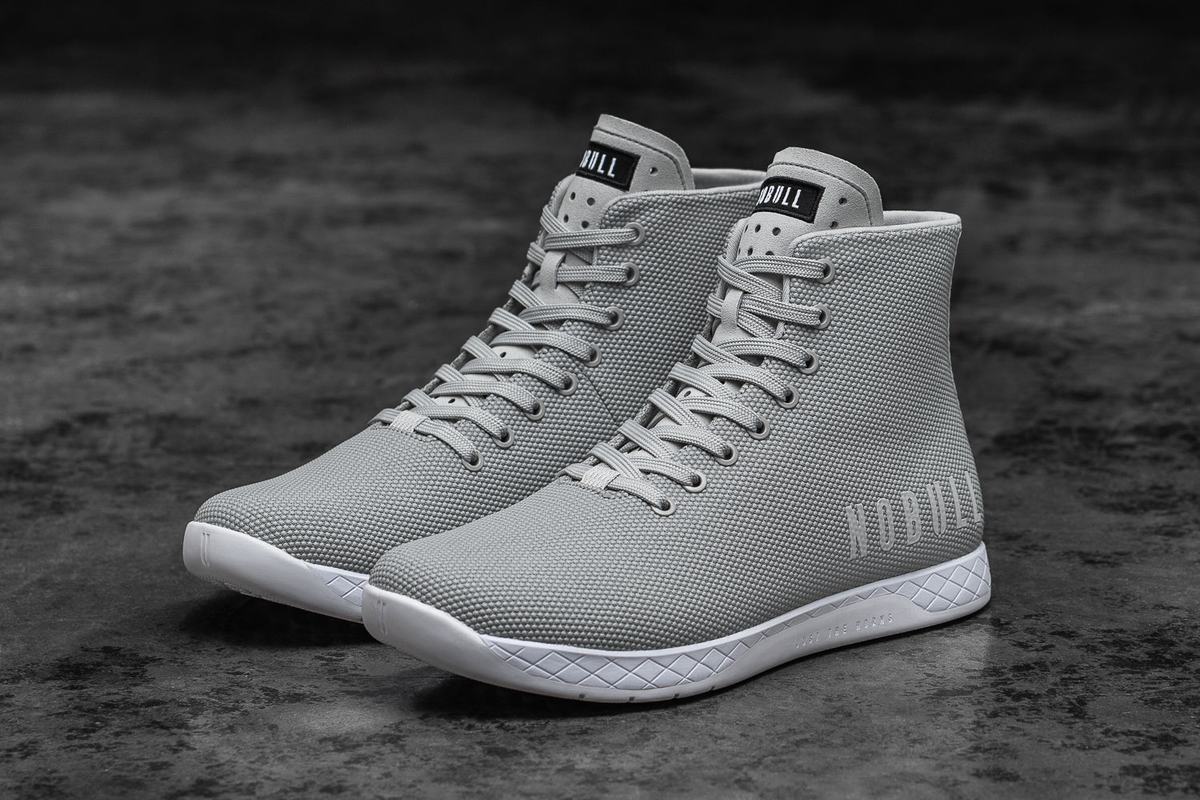 Nobull Superfabric High-Top Arctic Trainer Skor Herr Grå | RZ9164835