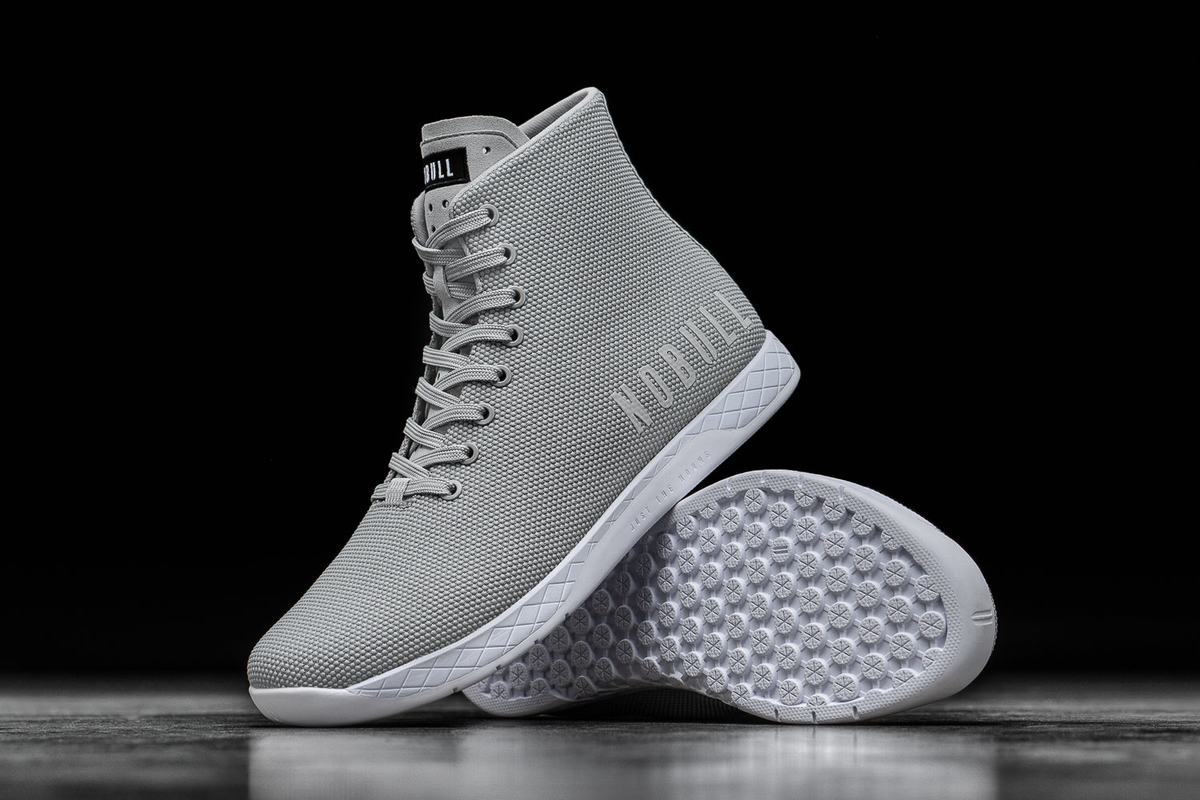 Nobull Superfabric High-Top Arctic Trainer Skor Herr Grå | RZ9164835