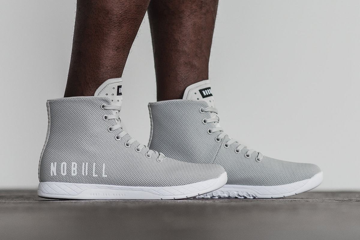 Nobull Superfabric High-Top Arctic Trainer Skor Herr Grå | RZ9164835