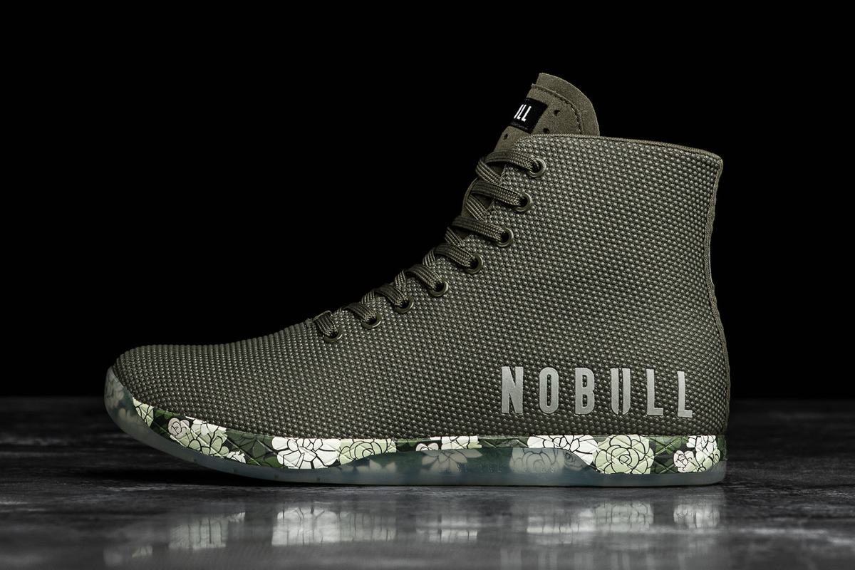 Nobull Superfabric High-Top Army Trainer Skor Herr Olivgröna | QL0983264