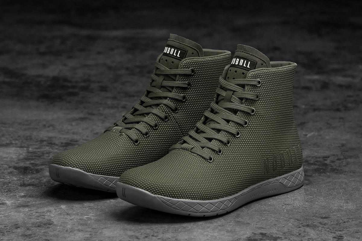 Nobull Superfabric High-Top Army Trainer Skor Dam Grå | VR3948062