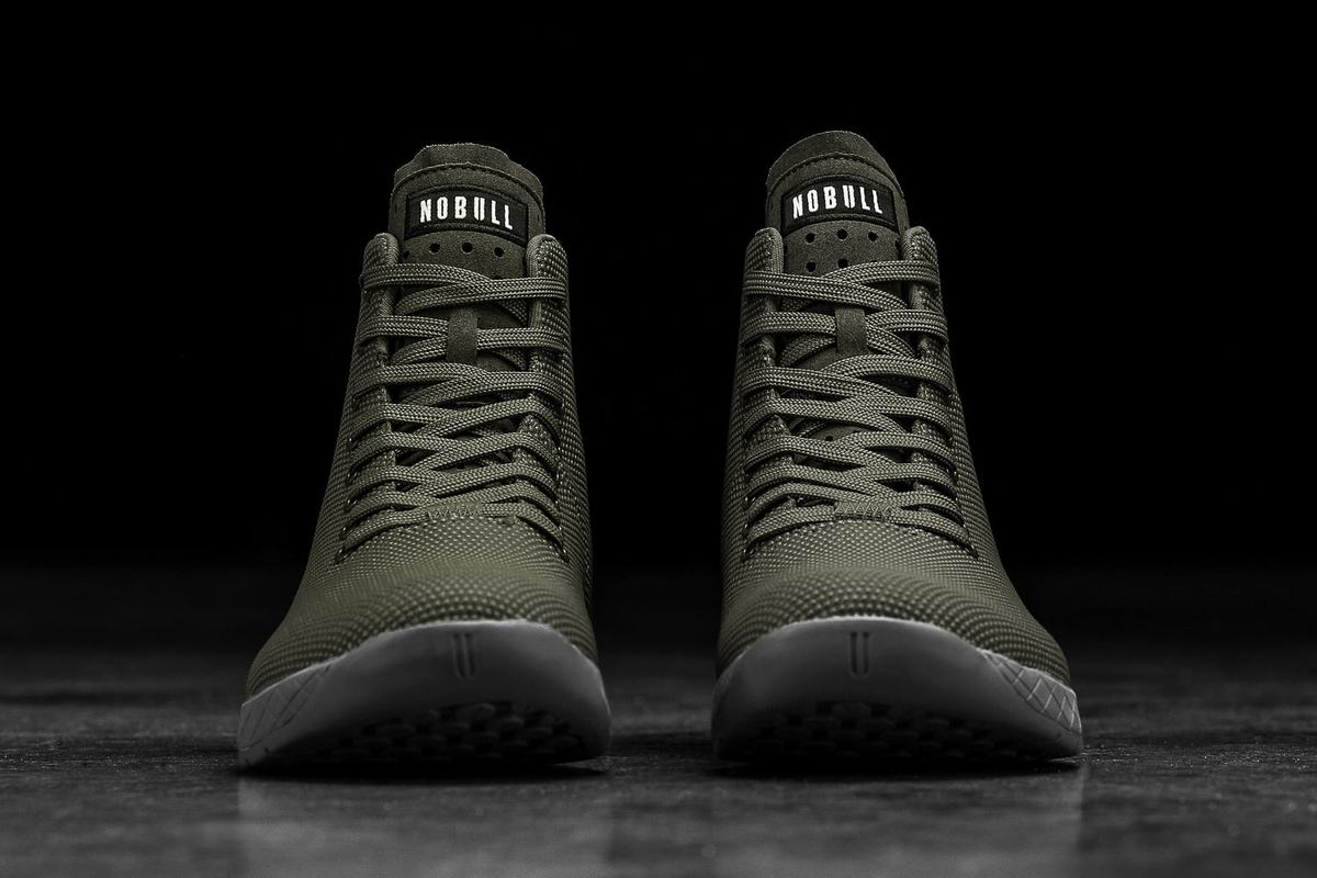 Nobull Superfabric High-Top Army Trainer Skor Dam Grå | VR3948062