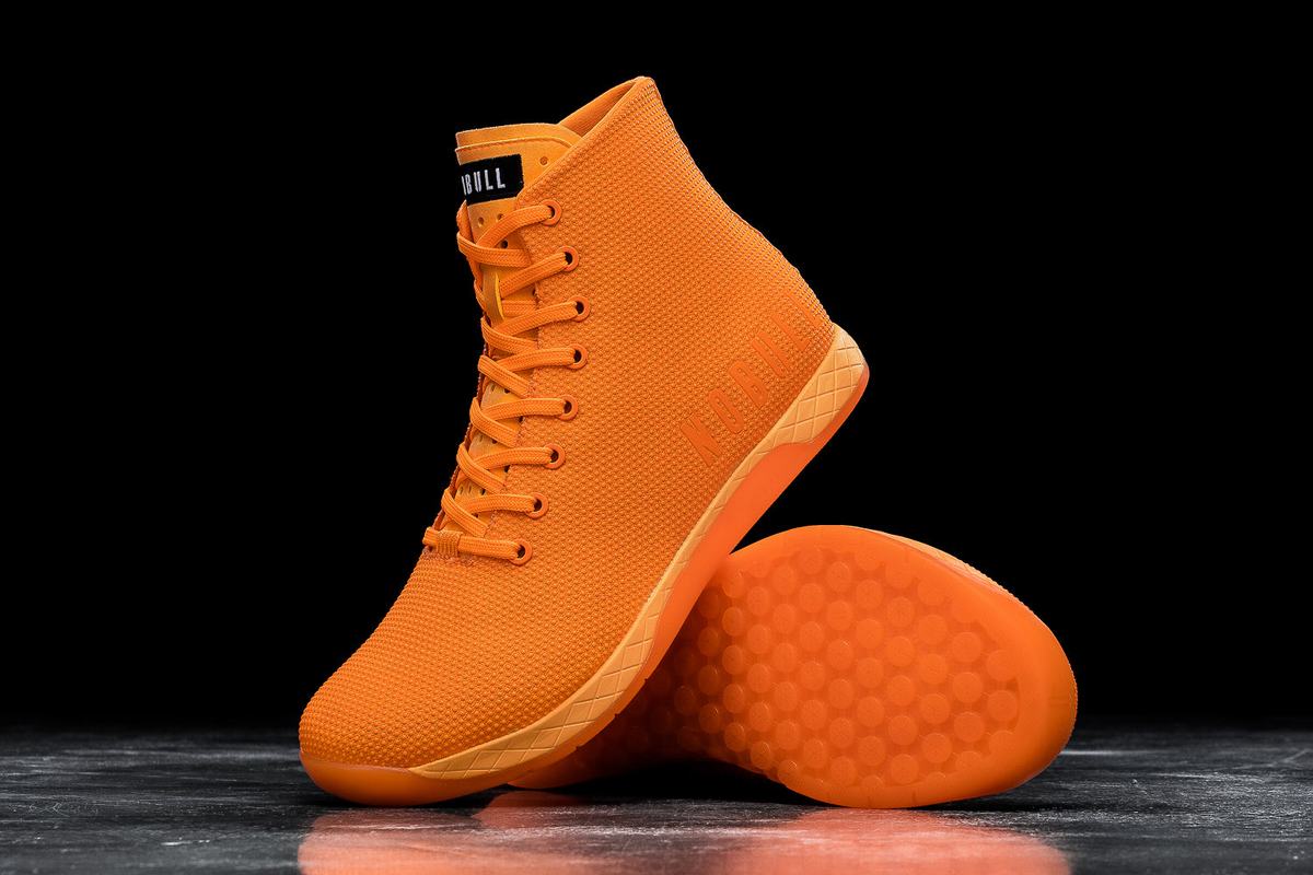 Nobull Superfabric High-Top Neon Trainer Skor Herr Orange | CB3807692