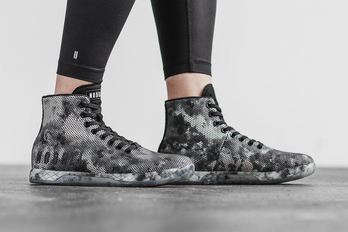 Nobull Superfabric High-Top Tie-Dye Trainer Skor Dam Grå | CI4306718