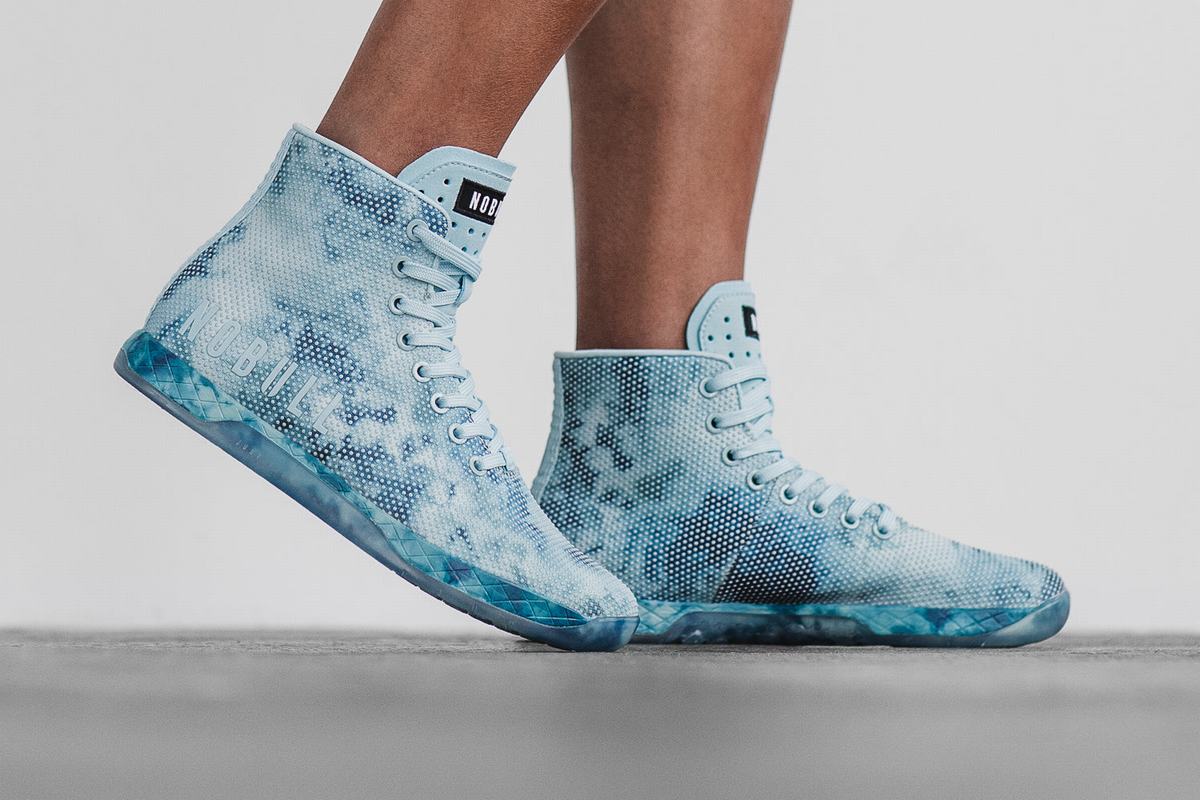 Nobull Superfabric High-Top Tie-Dye Trainer Skor Dam Mintgröna | MF9180426