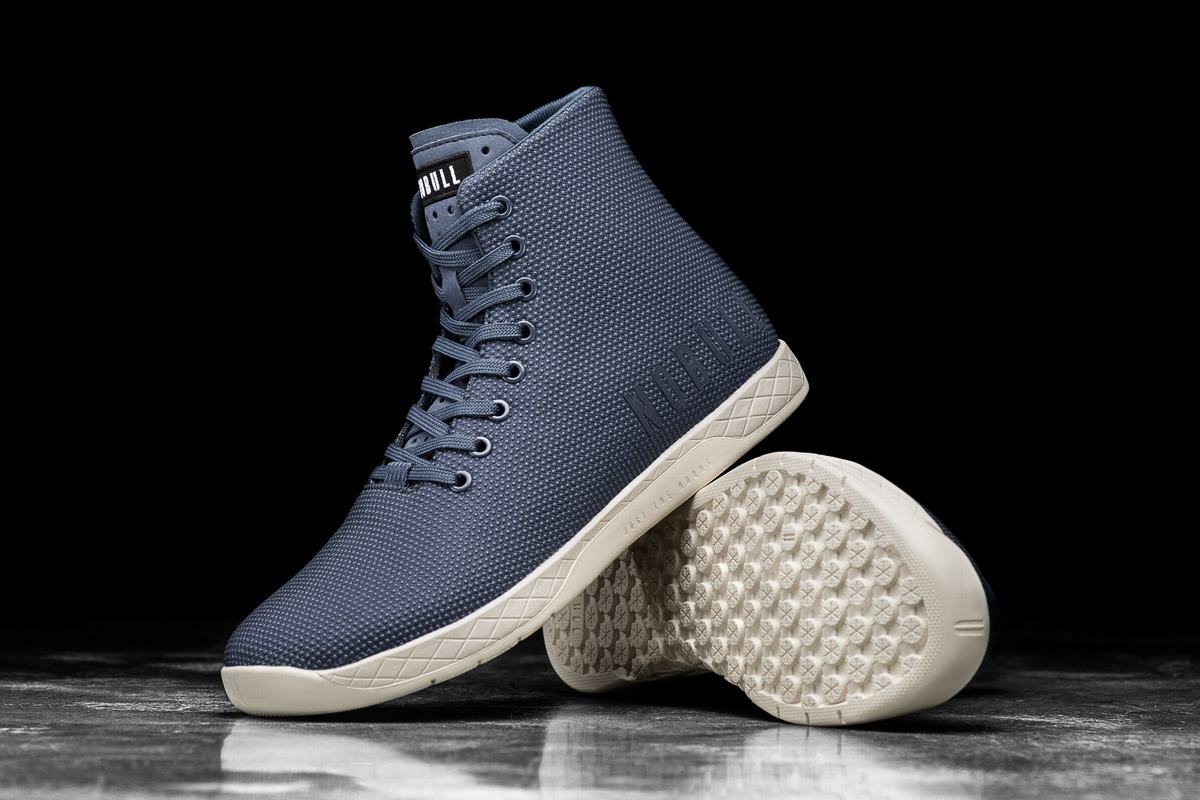 Nobull Superfabric High-Top Trainer Skor Dam Marinblå Vita | BL6125394