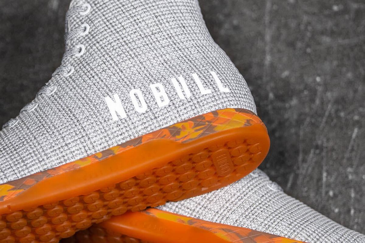 Nobull Superfabric High-Top Trainer Skor Dam Vita Orange | BQ0712583