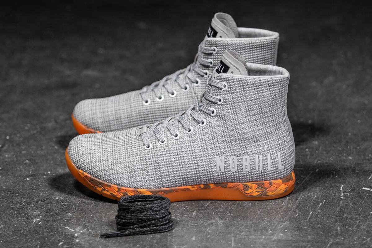 Nobull Superfabric High-Top Trainer Skor Dam Vita Orange | BQ0712583