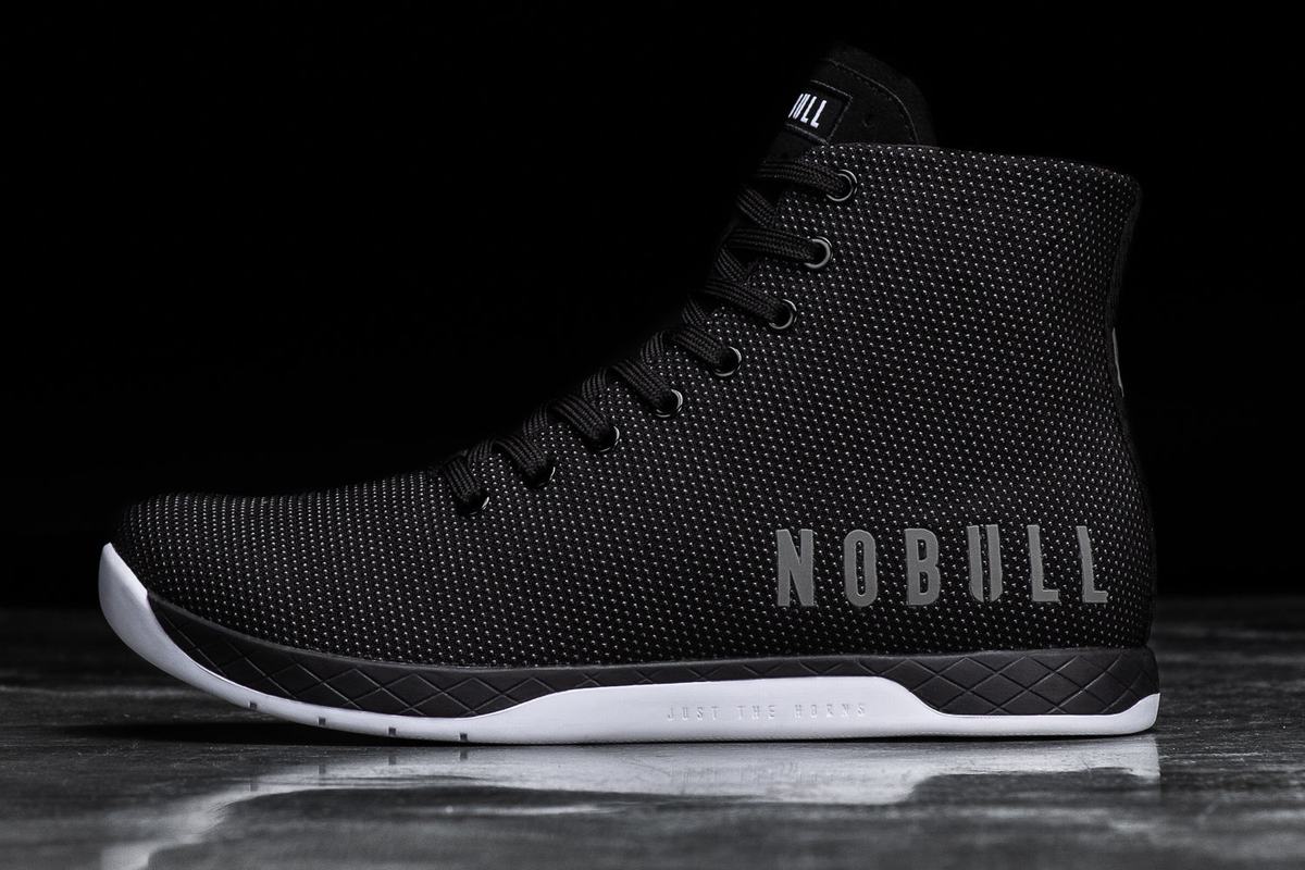 Nobull Superfabric High-Top Trainer Skor Dam Svarta Vita | JN4598627