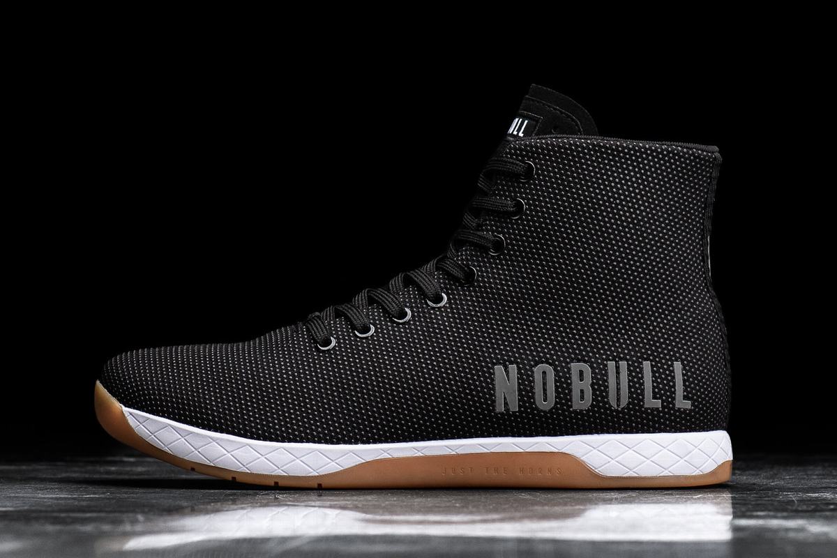 Nobull Superfabric High-Top Trainer Skor Herr Svarta Vita | LF2768419