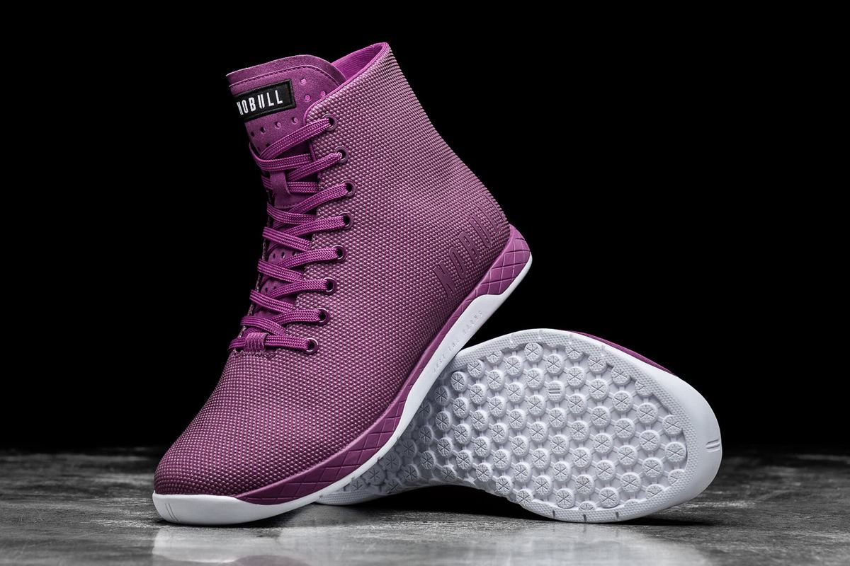 Nobull Superfabric High-Top Trainer Skor Herr Mörklila | LT2109634