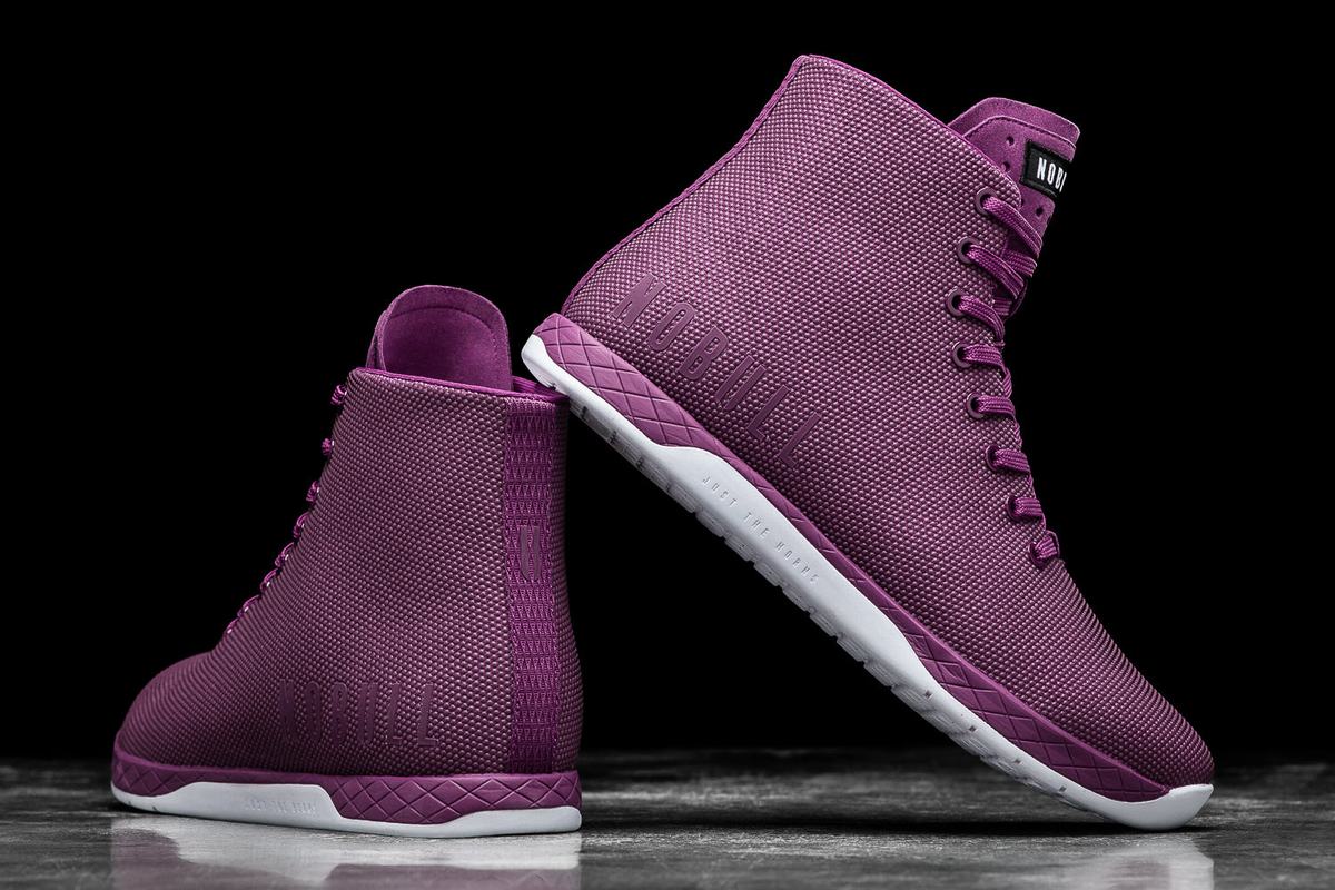 Nobull Superfabric High-Top Trainer Skor Herr Mörklila | LT2109634