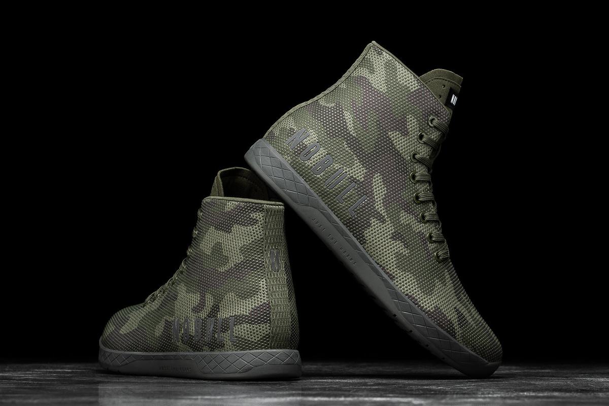 Nobull Superfabric High-Top Trainer Skor Herr Camo | NC5192604