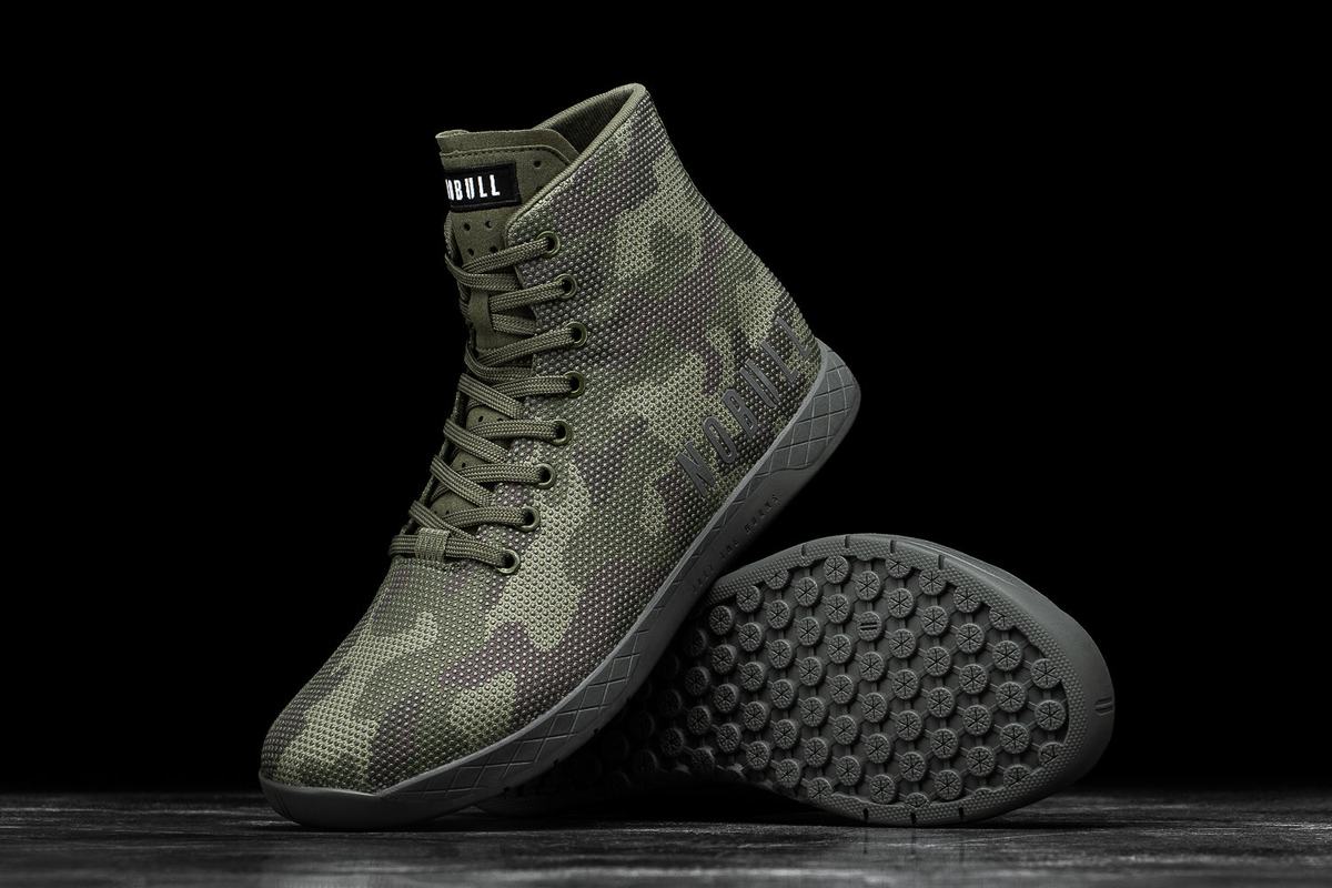 Nobull Superfabric High-Top Trainer Skor Herr Camo | NC5192604