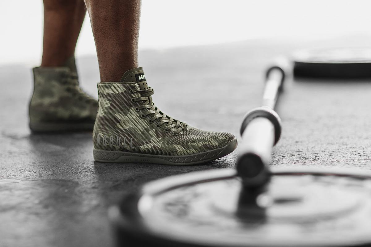 Nobull Superfabric High-Top Trainer Skor Herr Camo | NC5192604