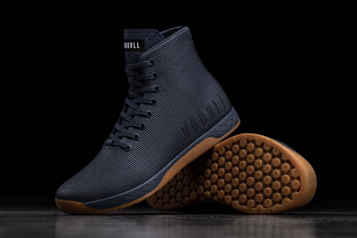 Nobull Superfabric High-Top Trainer Skor Dam Marinblå | NR5264971