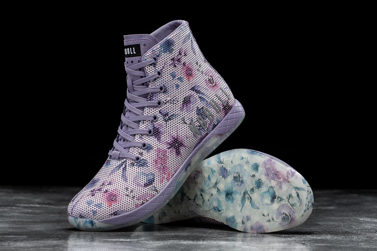 Nobull Superfabric High-Top Trainer Skor Herr Lila | OE6180574