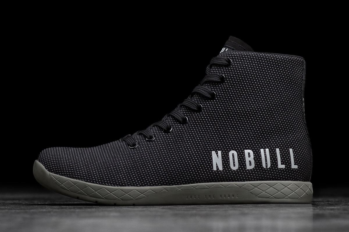 Nobull Superfabric High-Top Trainer Skor Dam Svarta Mörkgröna | VY2857691