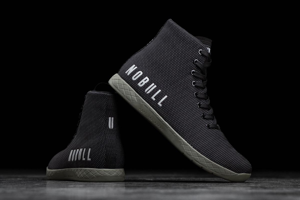 Nobull Superfabric High-Top Trainer Skor Herr Svarta Mörkgröna | XV1948526