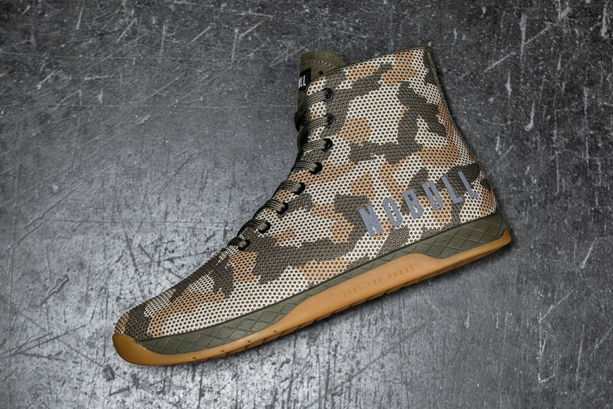 Nobull Superfabric High-Top Woodland Trainer Skor Dam Camo | KV3680197