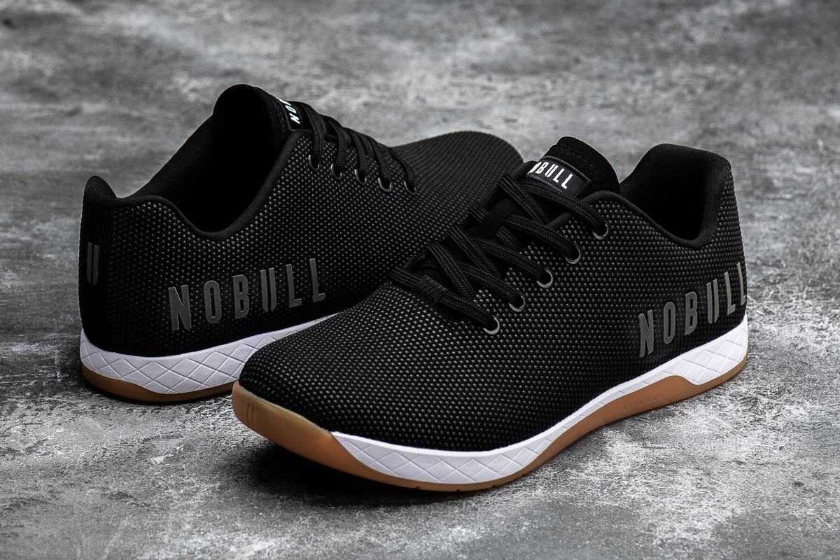 Nobull Superfabric Trainer Crossfit Skor Herr Svarta Vita | NX8325496