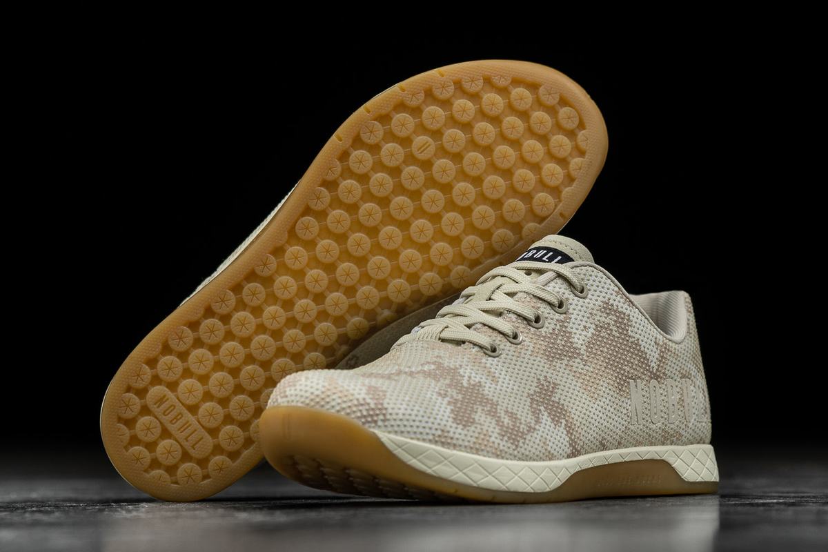 Nobull Superfabric Trainer Skor Dam Grå Ljusgröna Camo | OA7852416