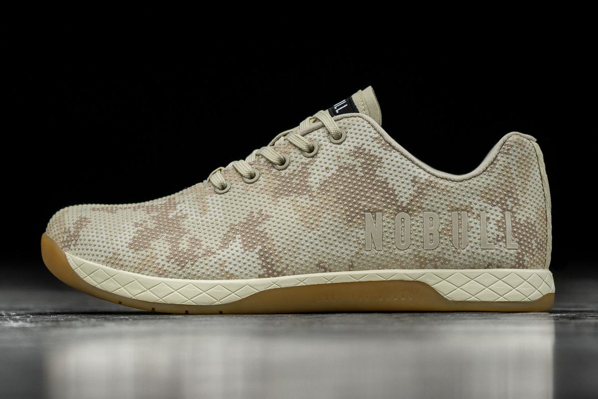 Nobull Superfabric Trainer Skor Dam Grå Ljusgröna Camo | OA7852416