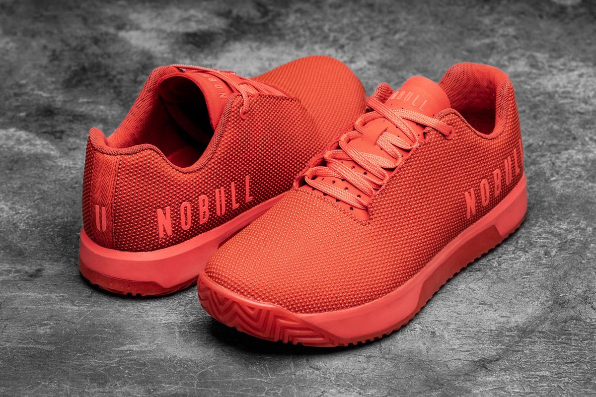 Nobull Superfabric Trainer Skor Dam Röda | KP2598607