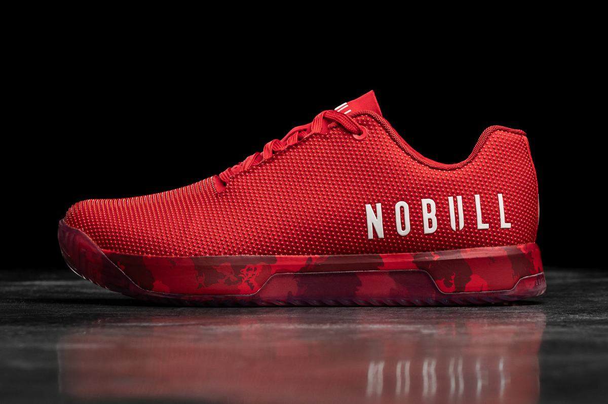 Nobull Superfabric Trainer Skor Dam Röda | ZY1083794