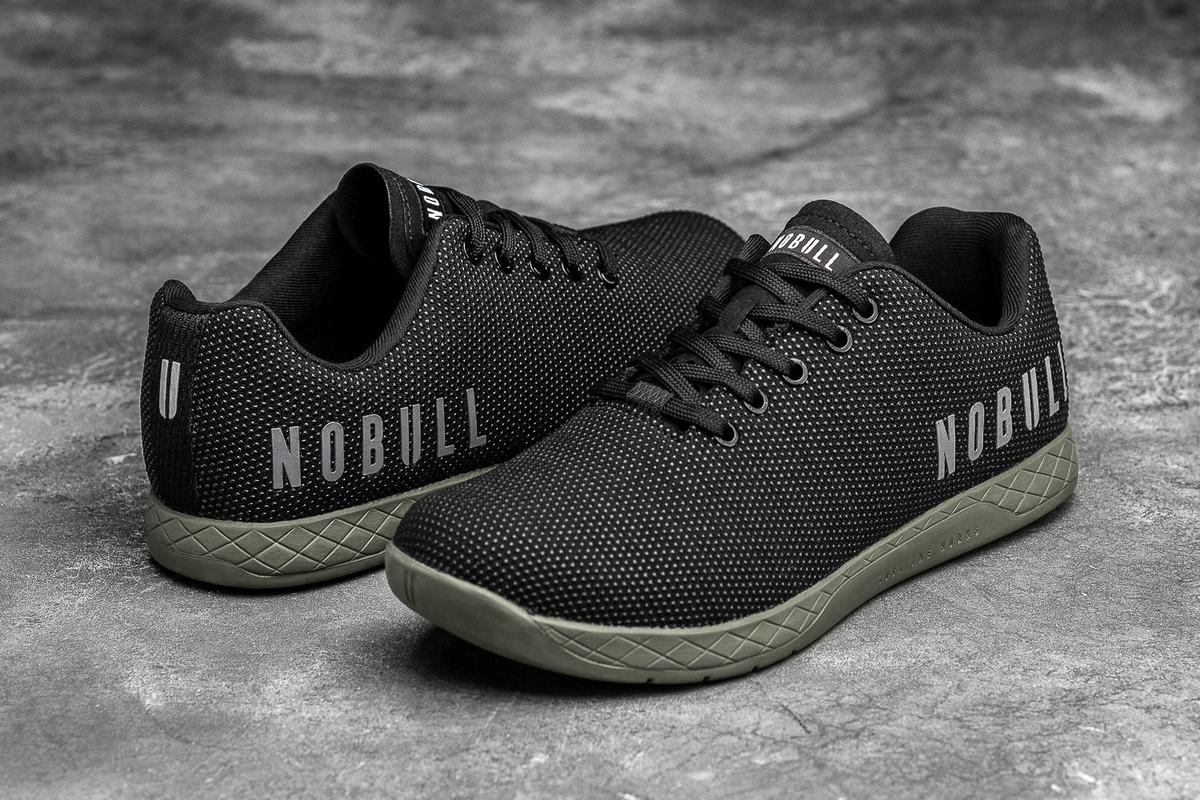 Nobull Superfabric Trainer Skor Dam Svarta Mörkgröna | JB5710946