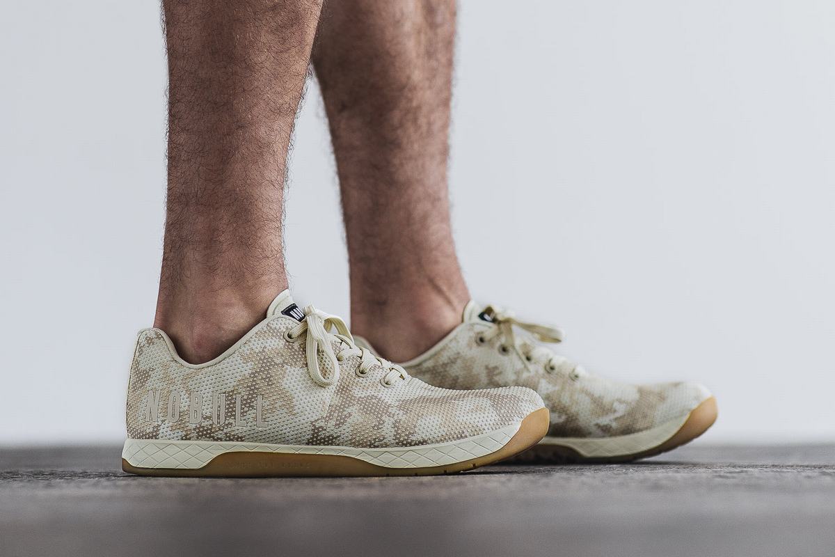 Nobull Superfabric Trainer Skor Herr Grå Ljusgröna Camo | NA4580673