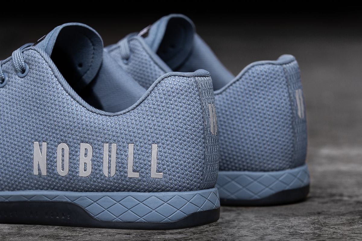 Nobull Superfabric Trainer Skor Herr Grå Blå | OE7160845